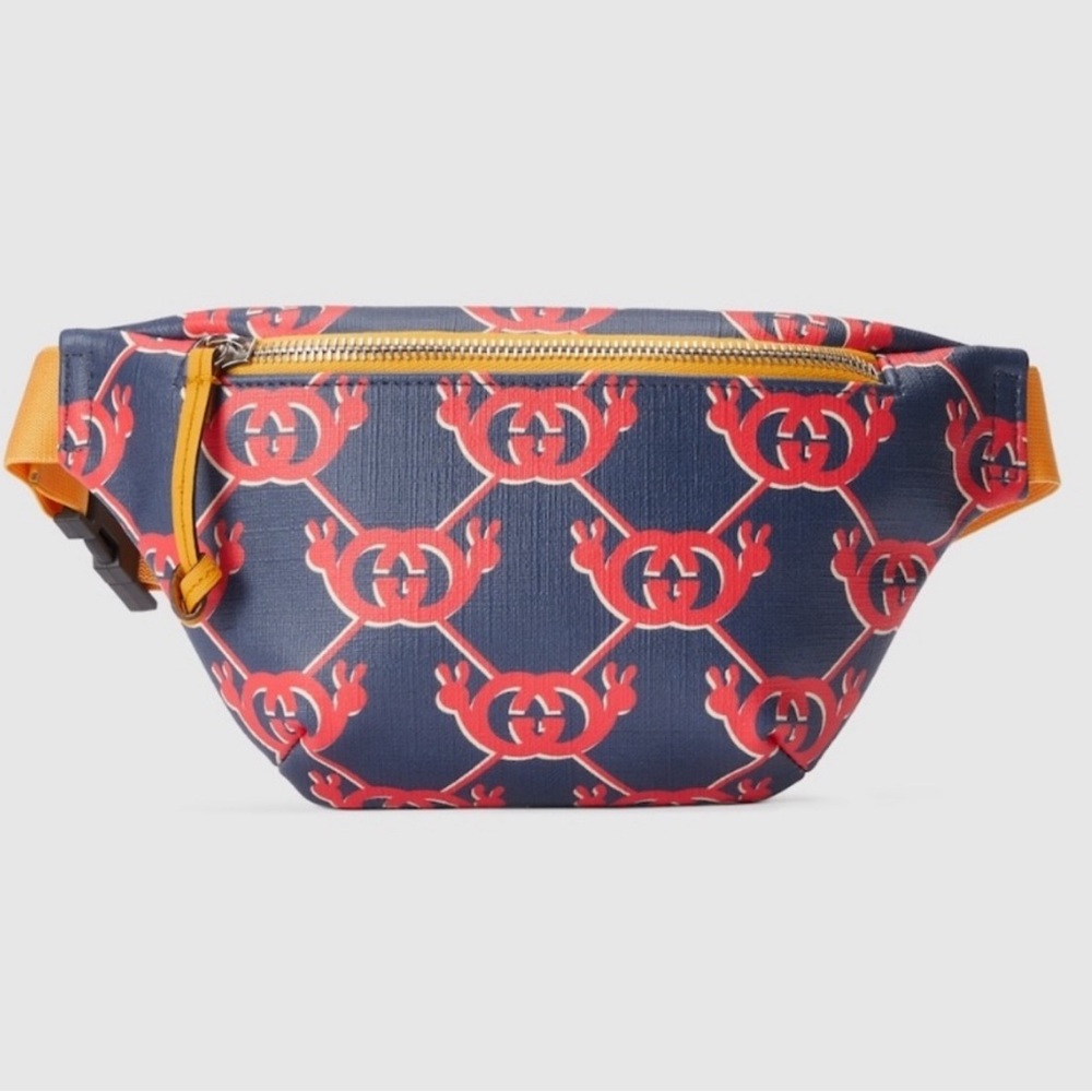 Gucci Kids Children’s Waist Belt Fanny Pack Interlocking G Snail 🐌 ✌🏼 - Picture 11 of 14